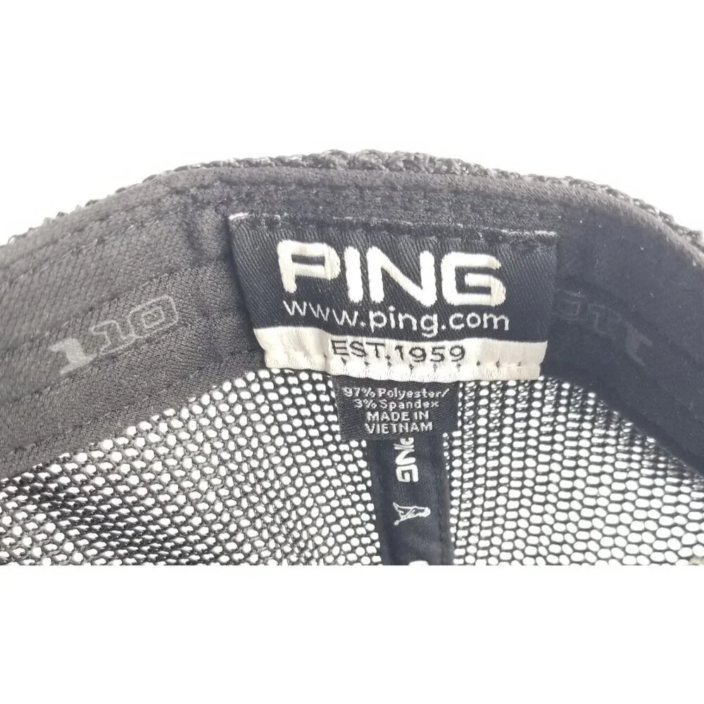 PING Est 1959 Golf Hat Baseball Cap Men Mesh Adjustable Snapback Black Blue OSFM